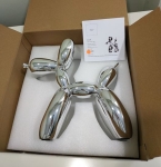 Jeff  Koons (after) - Jeff Koons (after) Balloon Dog in silver