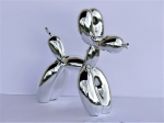 Jeff  Koons (after) - Jeff Koons (after) Balloon Dog in silver