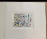 Roy Lichtenstein (naar) - Voilier  travers les arbres