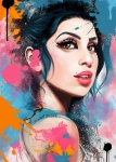 Amy Winehouse chos de couleur