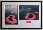 Surrounded Islands - artcards met fabric - gesigneerd