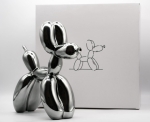 Jeff  Koons (after) - Grijze ballon hond