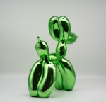 Jeff  Koons (after) - Groene ballon hond