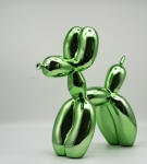 Jeff  Koons (after) - Groene ballon hond