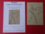 (After) Pablo Picasso - toegeschreven, inkttekening