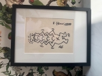 Keith Haring (after) - Mannetjes met radiant baby