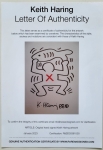 Keith Haring (after) - Original Drawing - COA - 1988