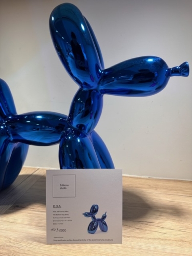 Jeff  Koons (after) - Blue balloon dog XXXL