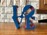 Love Red Blue Robert Indiana (ditions Studio)