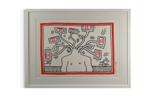 Keith Haring (after) - Tekening