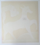 Guillaume Corneille - Silk-screen print L'Ecuyre et son cheval