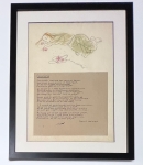 Guillaume Corneille - Constantia, 1948. Tekening ter illustratie van het gedicht van de Nederlandse dichter Han G. Hoekstra