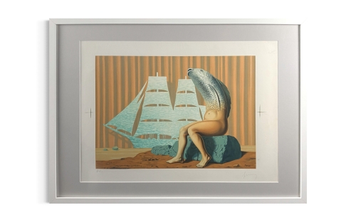 Ren Magritte - A Sduisant Navigation D'eau De Mer