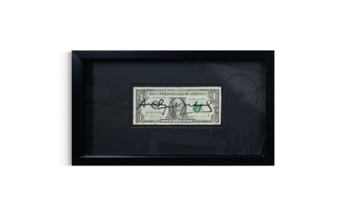 Andy Warhol - Dollar Biljet Gesigneerd