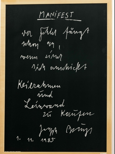 Joseph Beuys - Manifest