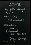 Joseph Beuys - Manifest