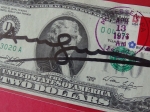 Andy Warhol - Hand signed banknote + COA