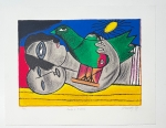 Guillaume Corneille - Litho gesigneerd 