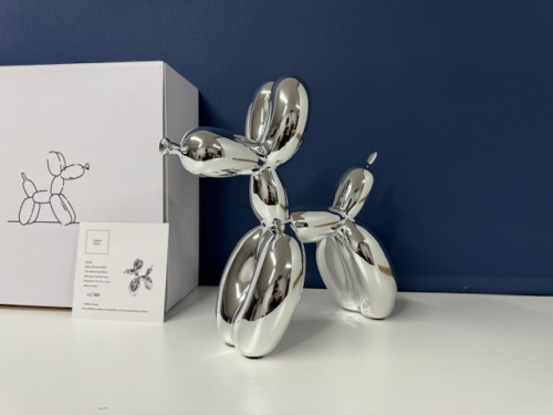 Jeff  Koons (after) - Jeff Koons Balloon Dog SILVER