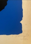 Bram Bogart - Compositie Blauw