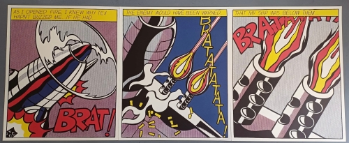 Roy Lichtenstein - Terwijl ik het vuur opende