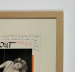 Marcel Marien - Original Letter on magazine clipping
