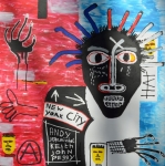 Andre m.Groes - BRONCO , 100x100cm-  NY