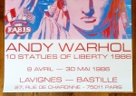 Andy Warhol - Andy Warhol Affiche 10 statues de la Libert 1986 (#0454)