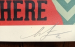 Shepard Fairey - Shepard Fairey Obey 'American Rage' Affiche gante signe avec COA (#0335)
