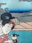 Kunisada  Utagawa - Utagawa Kunisda 1786-1864 (Utagawa Toyokuni III) Triptyque 3/3 sign (#0350)