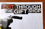 Banksy  - Zeldzame officile Banksy poster 'Exit through the gift shop' 2010 (#0452.01)