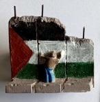 Banksy (attributed)  - Banksy (toegeschreven) Palestine Flag Muursculptuur met ontvangstbewijs (#0539)