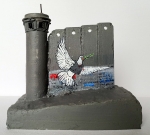 Banksy (attributed)  - Banksy (Attributed) 'Long Live' Walled Off Hotel Wall Section Sculpture (#0561)