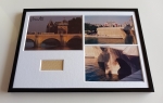 Christo Javacheff - The Pont Neuf wrapped  gesigneerde artcard + 2 originele fotos