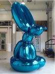 Jeff  Koons (after) - Balloon rabbit - Blue
