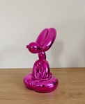 Sitting balloon dog - Pink