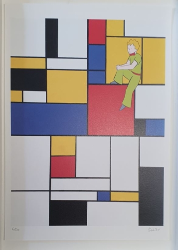 Sokar  - Le Petit Prince revisite Mondriaan