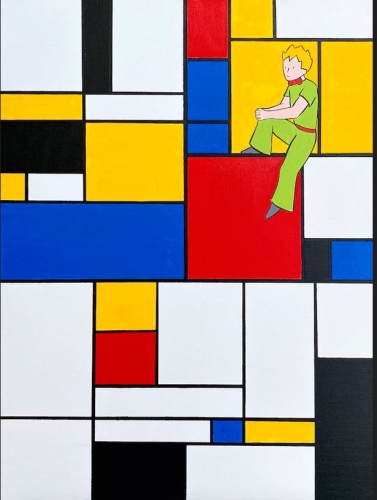 Sokar  - Le Petit Prince revisite Mondriaan