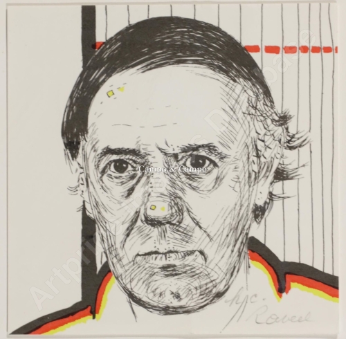 Roger Raveel - Autoportrait