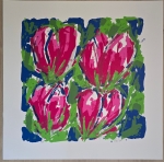 Ad Van Hassel - Ad van Hassel - Magenta Tulpen