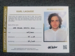 Karl  Lagasse - Rare ONE DOLLAR CRYPTO GOLD Number (44/100) only 100 copies in the world