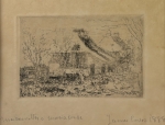 James Ensor - Maisonette a Mariakerke - Gesigneerd