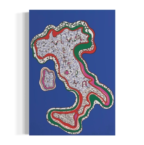 niki de saint phalle - Viva Italia - Sign