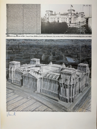 Christo Javacheff - Wrapped Reichstag - Gesigneerd