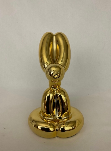 Jeff Koons - Balloon rabbit gold