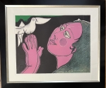 Guillaume Corneille - Litho gesigneerd : Incantation, 1999, ingelist!