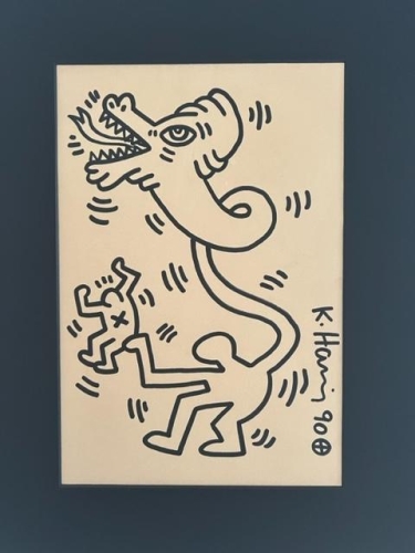 Keith Haring (after) - dragon