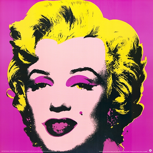 (After) Andy Warhol - Marilyn Monroe (pink)  XXL