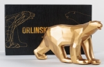 Richard  Orlinski - Ours Pompon x Orlinski (Matt Gold)