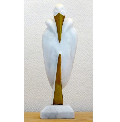 Jean-Michel GARINO - Carrara Marble - Bird